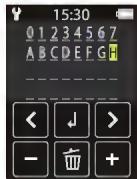 NIKON KeyMission 80 - Utilisation du clavier de saisie de texte - 1