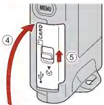 NIKON KeyMission 80 - Insertion de la carte mémoire - 3