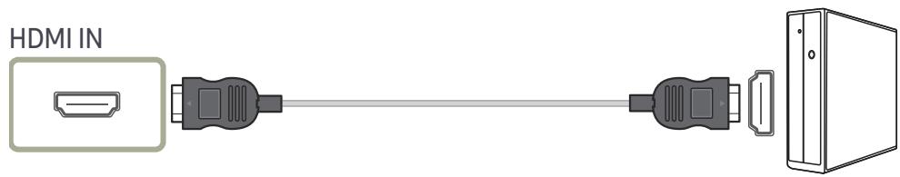 SAMSUNG G9 - Branchement par cable HDMI - 1