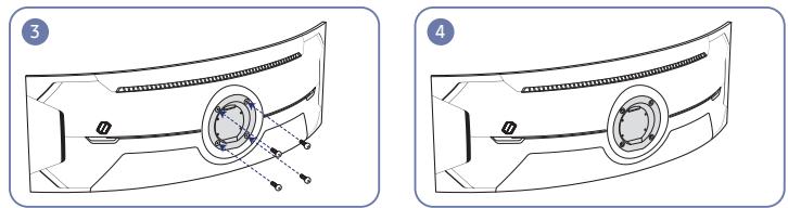 SAMSUNG G9 - Fixation du SUPPORT MURAL - 4