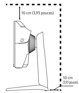 SAMSUNG G9 - Vérification de l'espace autour du produit - 2