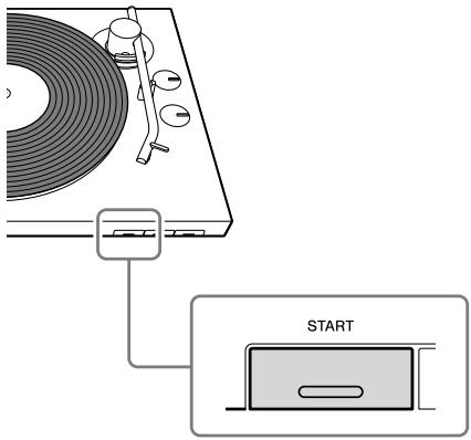 SONY PS-LXS510BT - Appuyez sur le bouton START. - 1
