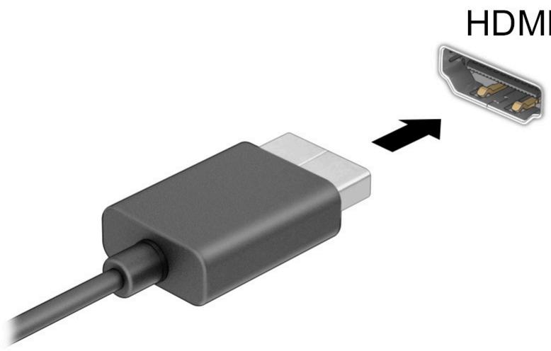 HEWLETT PACKARD 15s-fq5023nf - Connexion d'un téléviseur ou moniteur haute définition à l'aide d'un HDMI - 3