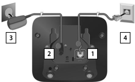 GIGASET 850 - Raccorder la base - 1