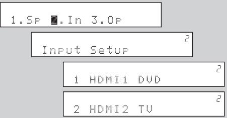 DENON AVR-1708 - 1, 2 HDMI In Assign (Attribution HDMI) - 1