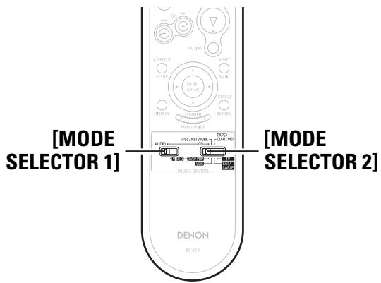 DENON AVR-1708 - Fonctionnement de la télécommande - 1