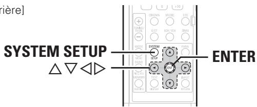 DENON AVR-1708 - System Setup (Configuration du système) - 3