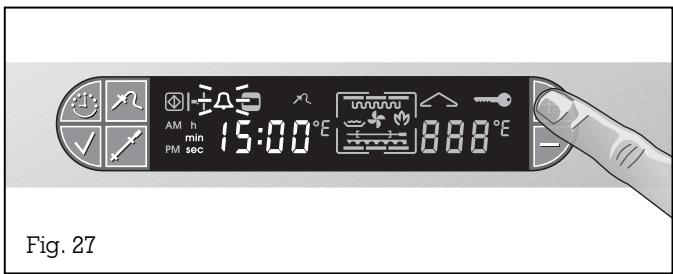 GAGGENAU EB 271-131 - Réglage de l'heure du jour   Procedez de la manière suivante : - 1