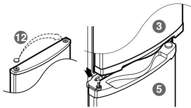 LG-GOLDSTAR GR-3326SN - REVERSIBILITE DES PORTES - 7
