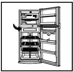 LG-GOLDSTAR GR-3326SN - Positionnement du Contrôleur de température - 1