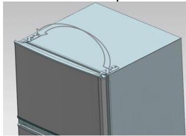 CURTISS REFRIGERATEURCONGELATEURMDP5210L - PORTE - 12