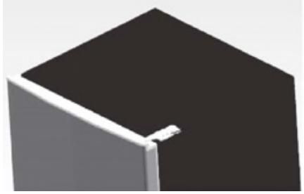 CURTISS REFRIGERATEURCONGELATEURMDP5210L - PORTE - 3