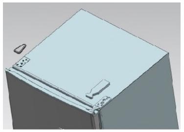 CURTISS REFRIGERATEURCONGELATEURMDP5210L - PORTE - 2