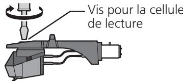 TECHNICS SL1500CEG-S - Fixation de la cellule de lecture - 6