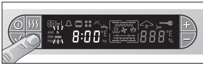 GAGGENAU EM 221-110 CG INOX - Menu d'options, mise à l'heure - 4