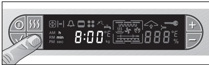 GAGGENAU EM 221-110 CG INOX - Menu d'options, mise à l'heure - 3