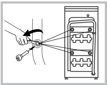DARTY SCLT612D3 - Retrait des brides de transporte - 1