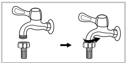 DARTY SCLT612D3 - Raccordement du tuyau d'alimentation en eau - 2