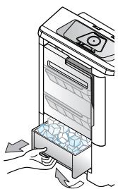 LG GRM-4924 WHT - Machine à glaçons intégrée à la porte - 4