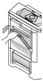 LG GRM-4924 WHT - Machine à glaçons intégrée à la porte - 3
