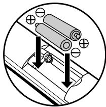 DENON BD7003 - Chargement des piles - 2
