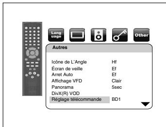 DENON BD7003 - Changer le code de signal de l'appareil - 1