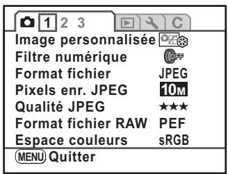PENTAX KM+18-55+KIT+CHARG - Appuyez sur le bouton de navigation (▶). - 1