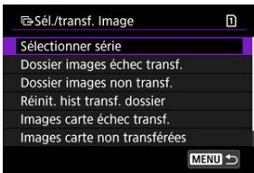 CANON R6 - Sélectionnéz une méthode de sélection à utiliser. - 1