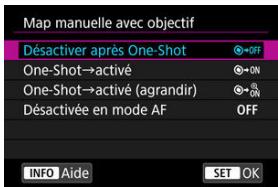 CANON R6 - Map manuelle avec objectif ☆ - 1