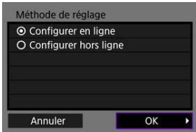 CANON R6 - Sélectionnéz [Méthode de réglage]. - 1