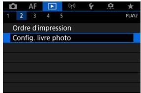 CANON R6 - Spécification des images individuelles via le menu - 1
