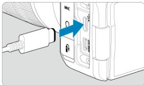 CANON R6 - Connexion à un ordinateur avec un cable d'interface - 1