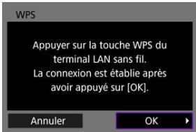 CANON R6 - Connectez l'appareil photo au point d'accès par liaison Wi-Fi. - 1
