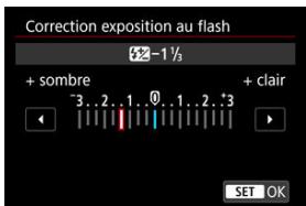 CANON R6 - Correction exposition au flash - 1