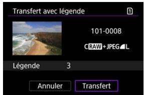 CANON R6 - Sélectionnez [Transfert]. - 1