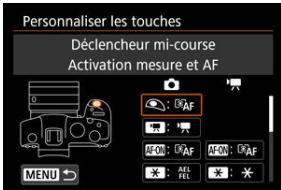 CANON R6 - Sélectionné une portion de la barre. - 1