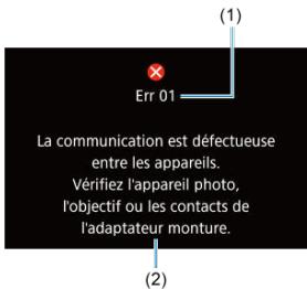 CANON R6 - La communication entre l'appareil photo connecté et l'ordinateur ne fonctionne pas. - 1