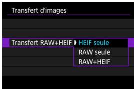CANON R6 - Transfert RAW+HEIF - 1