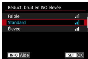 CANON R6 - Reglez le niveau. - 1