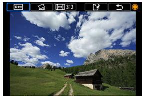 CANON R6 - Vérifiez la zone d'image à recadrer. - 1