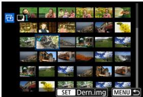 CANON R6 - Spécífiez la série d'images. - 1