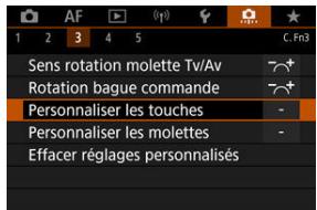 CANON R6 - Personnaliser les touches - 1