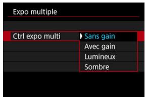 CANON R6 - Régles [Ctrl expo multi]. - 1