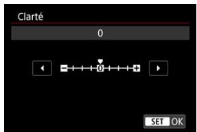 CANON R6 - Régles de dégré de l'effet. - 1