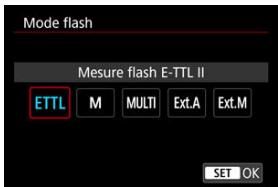 CANON R6 - Mode flash - 1