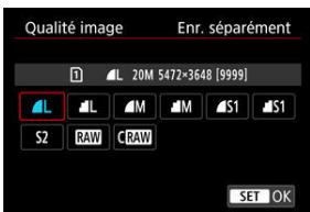 CANON R6 - Enr. séparément - 2