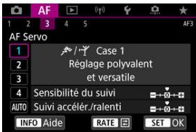 CANON R6 - Sélectionnez l'onglet [AF3]. - 1