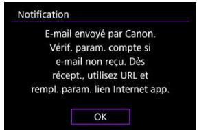CANON R6 - Sélectionnez [OK]. - 1