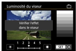 CANON R6 - Effectuez le réglage. - 1