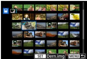 CANON R6 - Spécífiez la série d'images. - 1